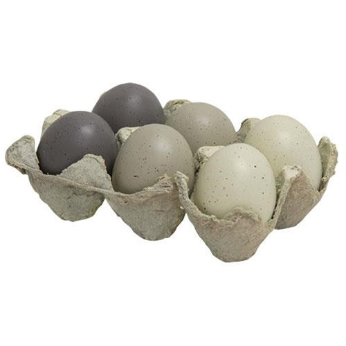 Stoneware Resin Egg 3 Asstd.