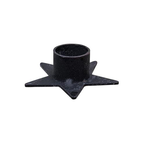 Black Star Taper Holder