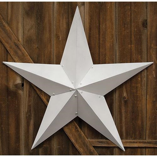 Farmhouse White Barn Star 36"