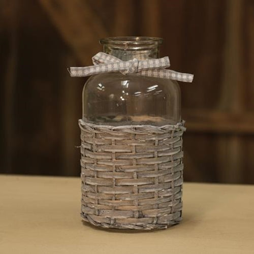 Willow Glass Bottle - 8"