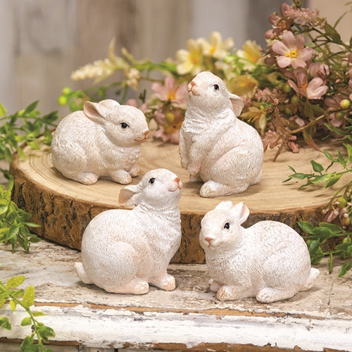 White Resin Bunny 4 Asstd. – Primitive Renditions