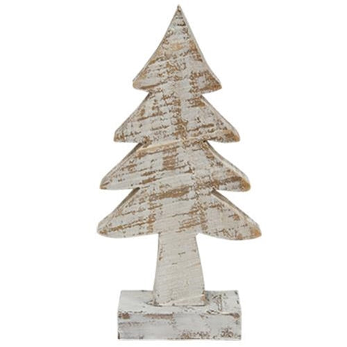 Distressed Wooden Tree 8 inch