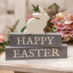 3/Set Happy Easter Block Stackers