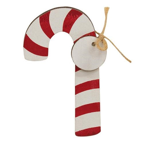 Wooden Candy Cane Clip 3 Asstd.