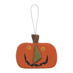 2/Set Funny Face Jack o Lantern Ornaments