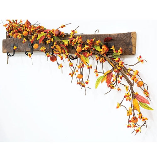 Barnyard Bittersweet & Pumpkins Garland 5ft