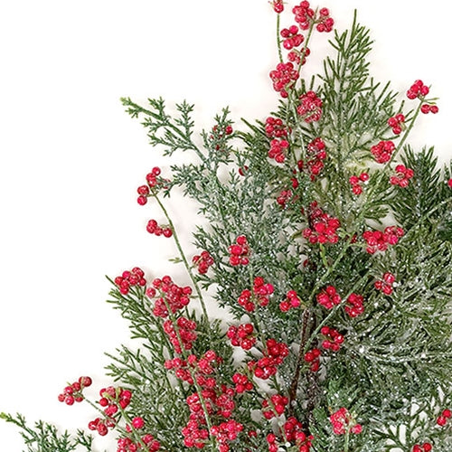 Sparkling Red Berries & Mixed Greens Spray 30"