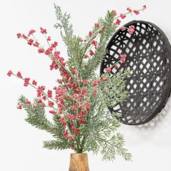 Sparkling Red Berries & Mixed Greens Spray 30"
