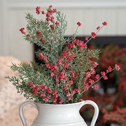 Sparkling Red Berries & Mixed Greens Spray 30"