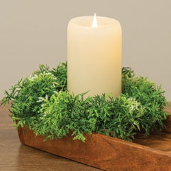 Forest Moss Candle Ring - 4"