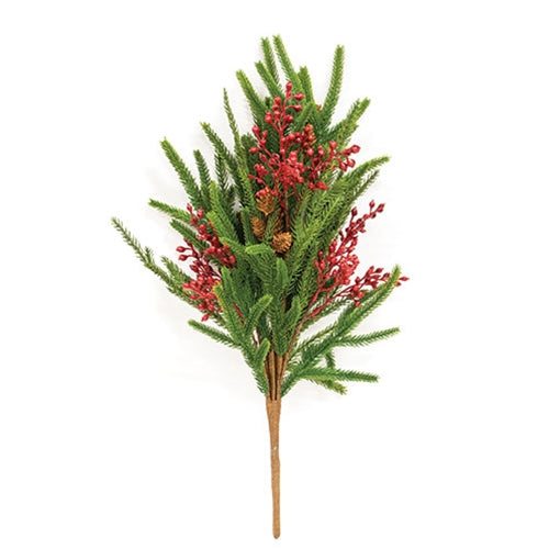 Soft Touch Austrian Pine & Berry Bush - 18"