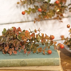 Gleaming Fall Eucalyptus & Berries Pick - 12"