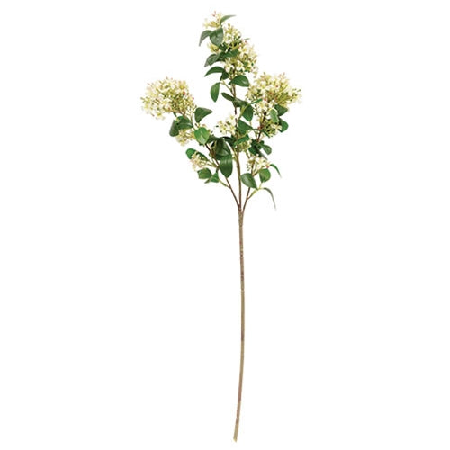 Cream and Pink Wildflower Spray - 32"