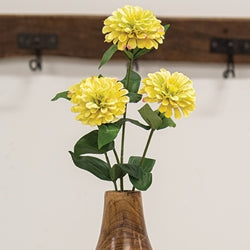 Yellow Zinnia Spray - 23.5"
