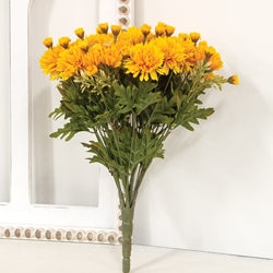 Bountiful Mums Bouquet - Yellow - 15"H