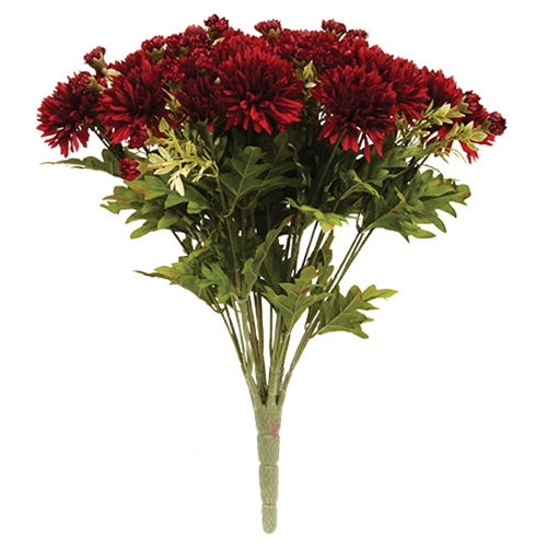 Bountiful Mums Bouquet - Burgundy - 15"H