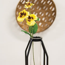 Yellow Pansy Pick - 14"