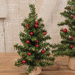 100/Pkg - Red Berry Sprigs - 1/4"