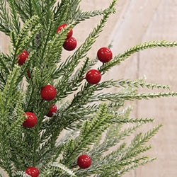 50/Pkg. - Small Red Berry Sprigs