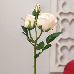 Blooming Blush Roses Pick - 17"