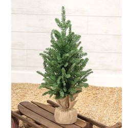 Soft Touch Alpine Tree w/Burlap Base - 2 Ft.