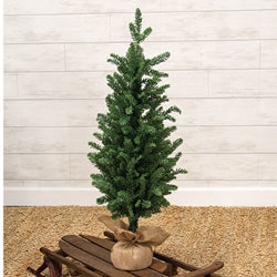 Soft Touch Alpine Tree w/Burlap Base - 3 Ft.