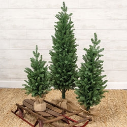 Soft Touch Alpine Tree w/Burlap Base - 3 Ft.