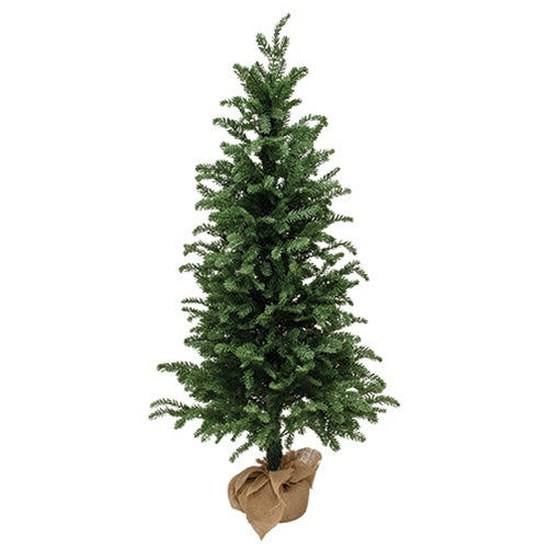 Soft Touch Alpine Tree w/Burlap Base - 4 Ft.