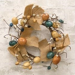 Egg Pip & Burlap Ring 3.5"