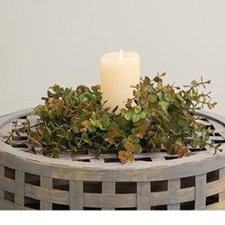 Baby Eucalyptus Wreath - Olive Green - 14"