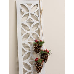 Woodland Pine Mix & Red Berries Pinecone Trio Hanger