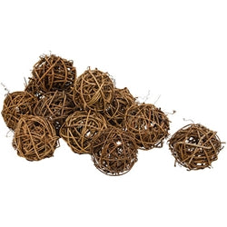 12/Set Twiggy Rattan Balls 2"