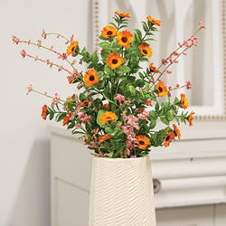 Sunset Mini Daisy & Heather Bush - 22"