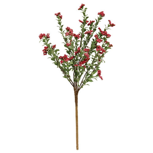 Icy Pepperberry & Leaves Bush - 18"