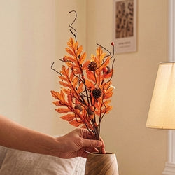 Fall Oak Leaf & Acorn Spray - 20"