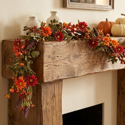 Harvest Blooms & Berries Garland - 5 Ft.