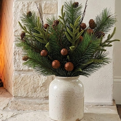 Heritage Mixed Pine & Rusty Bell Bush - 20"