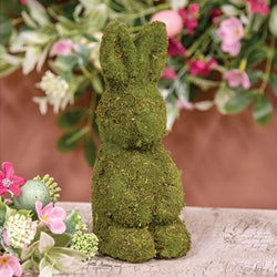 Standing Mossy Bunny - 7"H