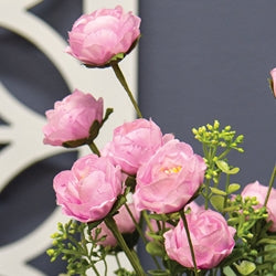 Eucalyptus Rose Spray - 19" - Violet