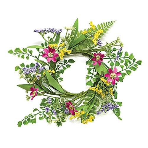Verbena Heather Blossoms Candle Ring - 3.5"