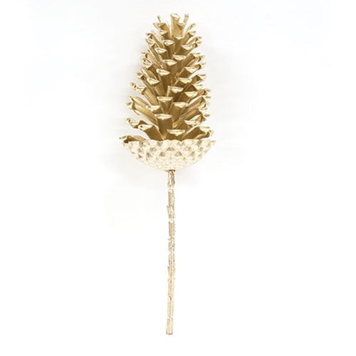 Golden Giant Pinecone Pick - 11"H