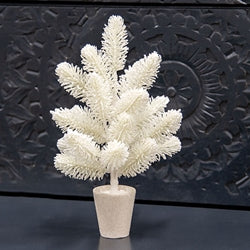 Potted Snowy Fantasy Pine Tree - 14"
