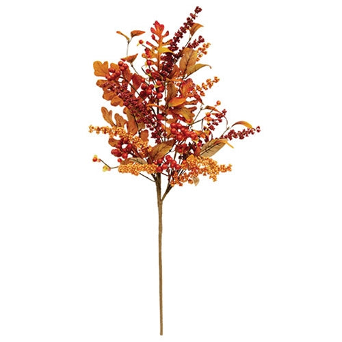 Bittersweet Berries & Fall Leaves Spray - 28"