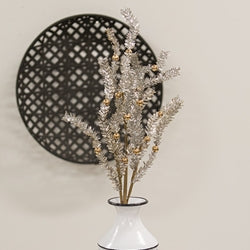 Platinum Bristle Pine & Golden Ball Pick - 21"