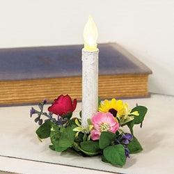 Breezy Summer Blooms Candle Ring - 1.5"