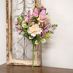 Blushing Butterfly Garden Bush - 19"