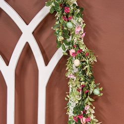 New Growth Blooms & Eggs Garland - 4 Ft