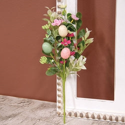 New Growth Blooms & Eggs Pick - 14"