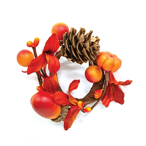 Autumn's Bounty Candle Ring - 1.5"
