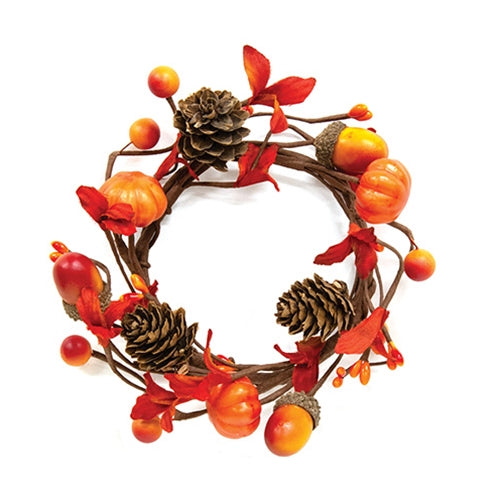 Autumn's Bounty Candle Ring - 3.5"